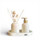 Kit Lavabo Bambu Chines (Difusor,Sabonete e Bandeja Areia) Acqua Aroma Kit Lavabo Bambu Chines (Difusor,Sabonete e Bandeja Areia) Acqua Aroma