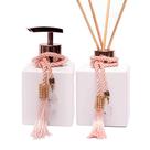 Kit Lavabo Branco Cubo 250ml C/ Enfeite Luxo Sabonete E Difusor