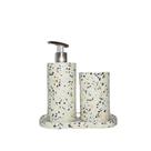 Kit lavabo Capri em Granilite cor Bem-te-vi ConcretAM