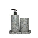 Kit lavabo Capri em Granilite cor Sanhaçu-cinzento ConcretAM