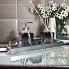 Kit Lavabo Completo com Bandeja DEcoração Banheiro Aroma Difusor
