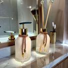 Kit Lavabo Completo Luxo Branco Banheiro Presente Decoração Kit Lavabo Completo Luxo Branco Banheiro Presente Decoração