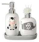 Kit Lavabo Difusor Banheiro Bebê Dispenser Saboneteira Líquida Animais Pia Kit Lavabo Difusor Banheiro Bebê Dispenser Saboneteira Líquida Animais Pia