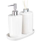 Kit Lavabo Difusor Banheiro Porta Sabonete Líquido Pia / 187 Kit Lavabo Difusor Banheiro Porta Sabonete Líquido Pia / 187