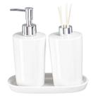 Kit Lavabo Difusor Banheiro Porta Sabonete Líquido Pia / 187