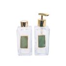 Kit Lavabo Difusor E Saboneteira Pedra Quartzo