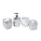 Kit Lavabo e banheiro Diamante Branco Carrara