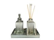 Kit Lavabo Espelhado Luxo