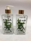 Kit lavabo frasco difusor e dispenser sabonete líquido 250ml decorado