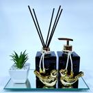 Kit Lavabo Luxo suculenta, Difusor, Saboneteira, Bandeja Espelhada Kit Lavabo Luxo suculenta, Difusor, Saboneteira, Bandeja Espelhada