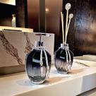 Kit Lavabo Preto Banheiro Completo Vidro Super Luxo Presente Turmalina