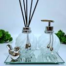 Kit Lavabo, Saboneteira, Difusor E Acessórios( Espiral ) Kit Lavabo, Saboneteira, Difusor E Acessórios( Espiral )