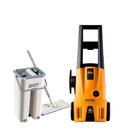 Kit Lavadora de Alta Pressão 1500W Ousada com Mop Flat Esfregão Rodo E Balde Multiuso
