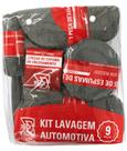 Kit lavagem automotiva com 9 peças