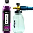 Kit lavagem automotiva shampoo concentrado v floc canhão de espuma snow foam vonixx