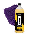 Kit Lavagem Automotiva Shampoo V-mol 1,5l Com a Luva Microfibra
