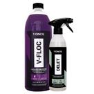 Kit Lavagem Automotiva Vonixx Shampoo Vfloc Limpador Delet