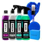 Kit Lavagem Automotiva Vonixx Vexus Shampoo Neutro V-Floc Revitalizador Kit Lavagem Automotiva Vonixx Vexus Shampoo Neutro V-Floc Revitalizador