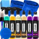 Kit Lavagem Completa Automotiva Profissional V floc,Restaurax, Hidracouro, Higicouro, Tok Final e Sintra Vonixx