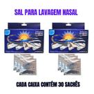 Kit Lavagem Nasal C/ 2 Unidades de Sal C/30 Sachês Cada