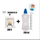 Kit Lavagem Nasal Garrafinha 250ml + Sal 500g c/ Dosador Kit Lavagem Nasal Garrafinha 250ml + Sal 500g c/ Dosador