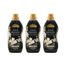 Kit Lavanderia 03 Amaciante Concentrado Coala Chá Branco 1L. Proteção das Fibras