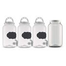 Kit lavanderia 3 dispenser 3,6l + porta sabao 3,6l branco Kit lavanderia 3 dispenser 3,6l + porta sabao 3,6l branco