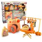 Kit Lavanderia de Brinquedo com Máquina e Acessórios Kit Lavanderia de Brinquedo com Máquina e Acessórios