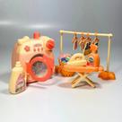 Kit Lavanderia Infantil com Máquina de Lavar Ferro Tábua e Acessórios de Brinquedo First Bikes
