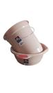 Kit Lavanderia Lavanna Rosé Bacia 5,2l E Balde 7,5l Plástico