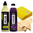 Kit lavar shampoo + cera carnauba + flanelas vonixx cadillac Kit lavar shampoo + cera carnauba + flanelas vonixx cadillac