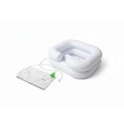 Kit Lavatório Inflável com Mangueira de Drenagem + Chuveiro Portátil com Bolsa de Água