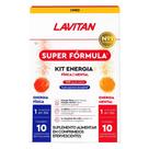 Kit Lavitan Energia Suplemento Efervescente Laranja/guaraná