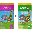 Kit Lavitan Kids 60 comp Mastigáveis 1 Tutti + 1 Limão