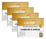 Kit Lavitan Multivitamínico Cabelos e Unhas - 60 Comprimidos - 4 Unidades