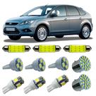 Kit Led Externo Interno Ford Focus 2009 A 2013 Teto Placa Ré