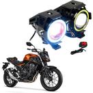Kit Led Farol Milha Moto CB500F 2017 2018 2019 Angel Eye U7