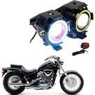 Kit Led Farol Milha Moto Honda VT 600C Shadow 1995 1996 1997 1998 1999 2000 2001 2002 2003 2004 2005 Angel Eye U7