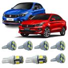 Kit Led Interno Externo Argo Cronos Teto Placa Ré Farolete