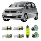 Kit Led Interno Externo Fox 2003/2009 Teto Placa Ré Farolete Kit Led Interno Externo Fox 2003/2009 Teto Placa Ré Farolete