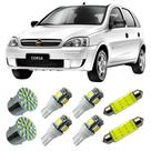 Kit Led Interno Externo GM Corsa 2003 A 2014 Ré Placa Meia Luz Porta Malas Luvas