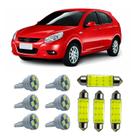 Kit Led Interno Externo Jac Motors J3 Ré Teto Placa Farolete