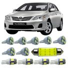 Kit Led Interno Externo Toyota Corolla 2009 A 2014 Placa Teto Ré Farolete Kit Led Interno Externo Toyota Corolla 2009 A 2014 Placa Teto Ré Farolete