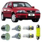 Kit Led Interno Externo VW Gol G2 G3 G4 Teto Placa Ré