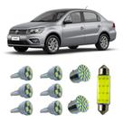 Kit Led Interno Externo VW Voyage Teto Placa Farolete Ré Top