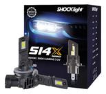 Kit led nano s14x h27 6500k 5000 lumens 12v sll-140027x shocklight