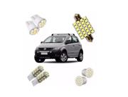 Kit Led Pingo Torpedo Crossfox 1G Vw Farolete Placa Teto Ré