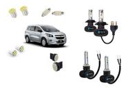 Kit Led Spin Completo Farol Alto/baixo + Neblina + Internas Kit Led Spin Completo Farol Alto/baixo + Neblina + Internas