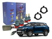 Kit Led W80 Wintech Creta Novo 25/26 Farol Alto e Baixo + Adaptador