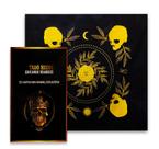 Kit Leitura Tarô Toalha Brilho Preto/Dourado e O Taro Negro Kit Leitura Tarô Toalha Brilho Preto/Dourado e O Taro Negro